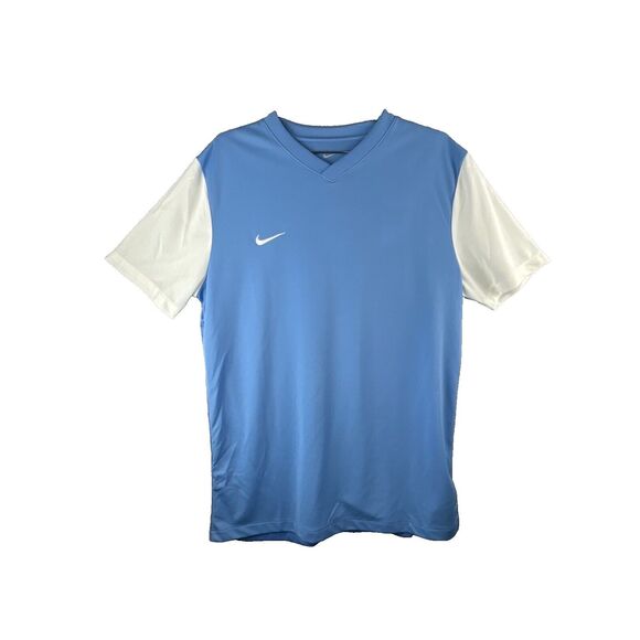 NEW Nike Tiempo Premier II Sky Blue White Short Sleeve VNeck DH8044 Mens Large - Picture 1 of 4